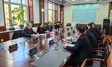 pa视讯股份董事长胡晓萍、总裁芦传有赴黑龙江省药品监督管理局座谈交流